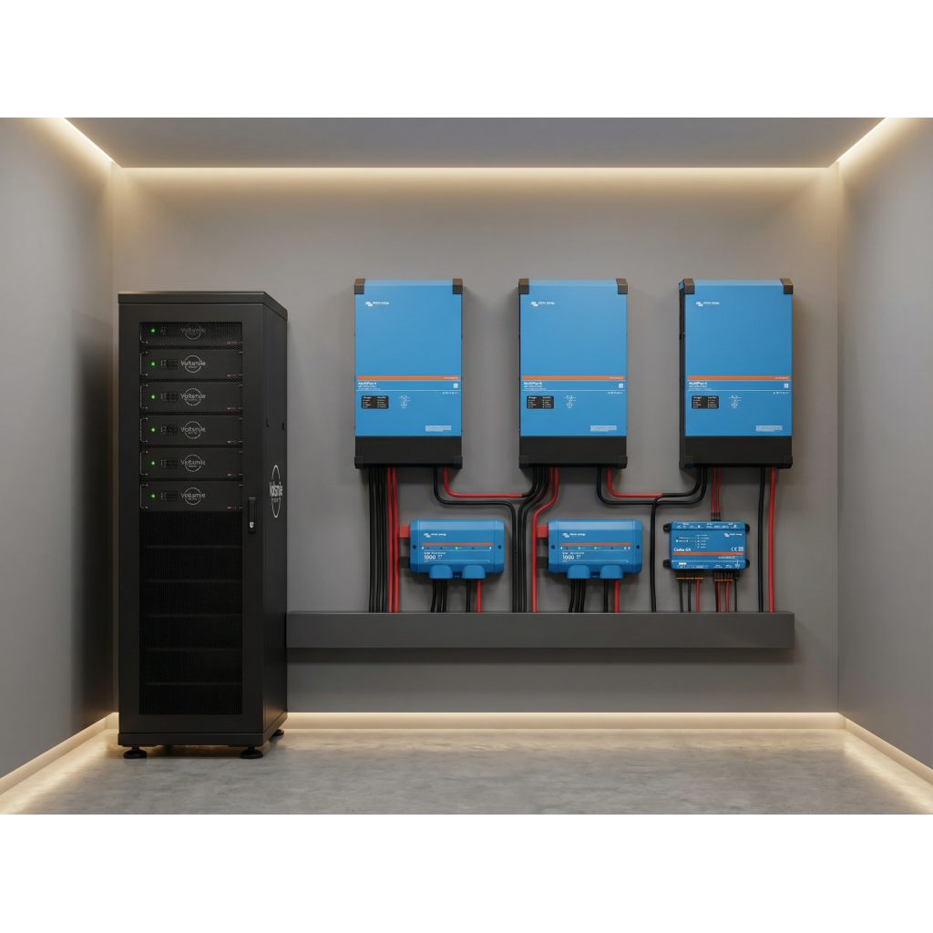 Victron 3-fase ESS Thuisbatterij Set I 30,72 kWh