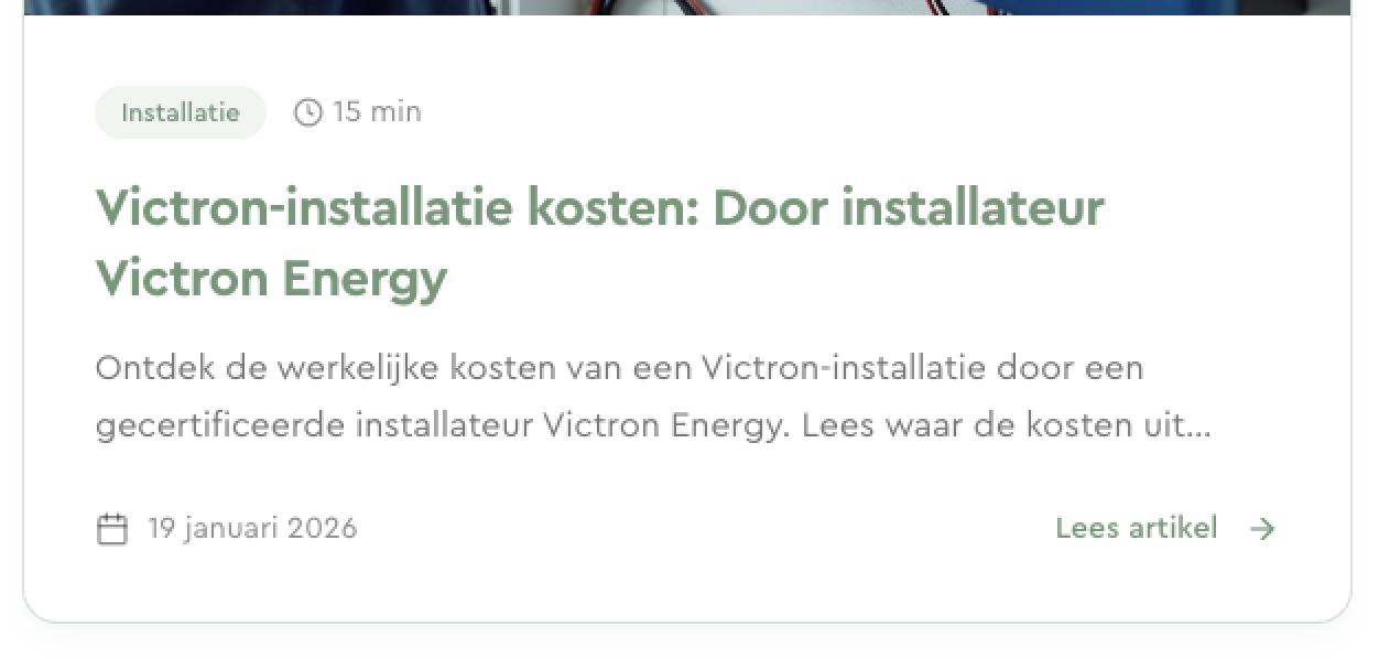 Victron Energy selbst installieren: Wann ist das moglich?